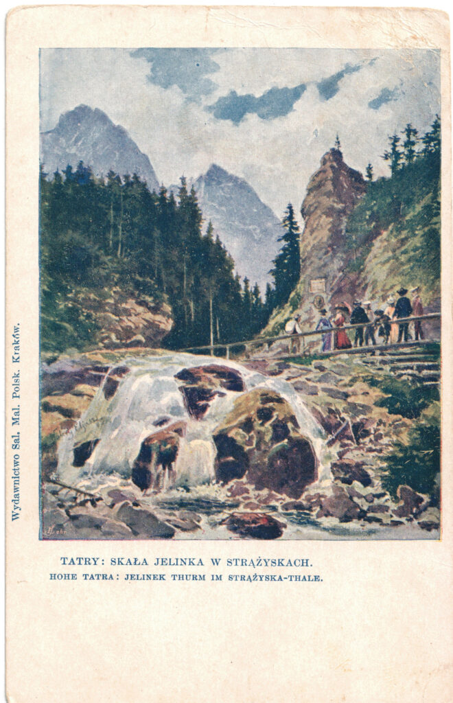 Wycieczka w Tatry, Skała Jelinka w dolinie Strążyska
